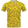 Fashionable Little Yellow Duck Cartoon Pattern 3D Printed Men's T-shirt Street Fashion Harajuku O-neck Comfortable Summer Tops
