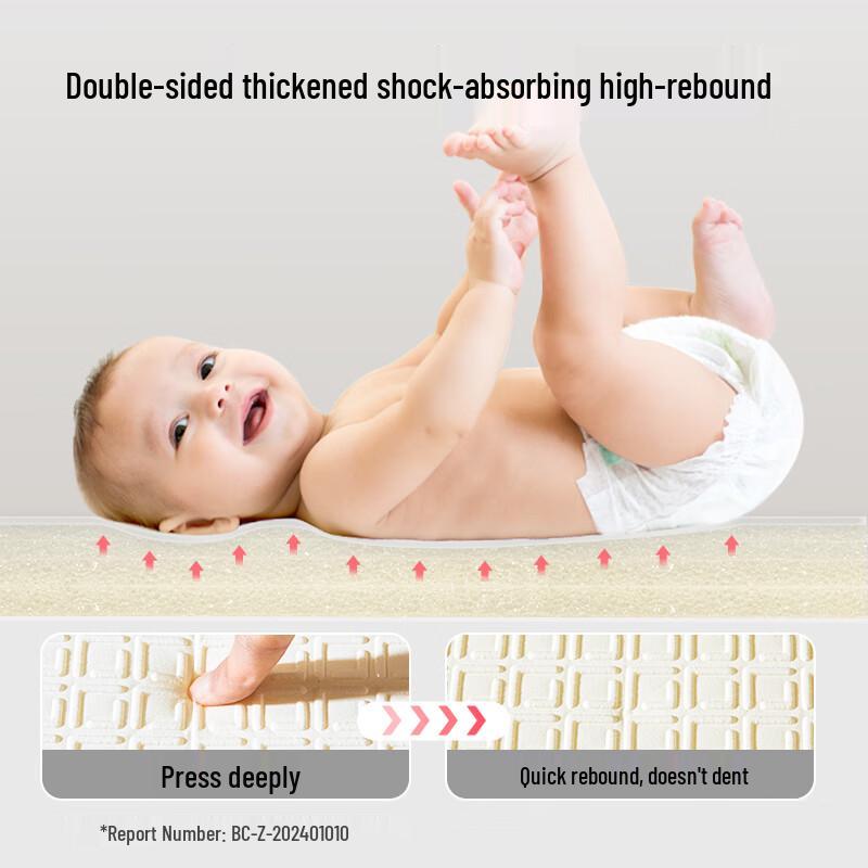 Двусторонний складной игровой коврик Babybox XPE