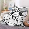 1pc Cute Puppy Print Blanket Warm,Perfect for Camping And Travel, Making It a Great Gift for Any Season yy250904200