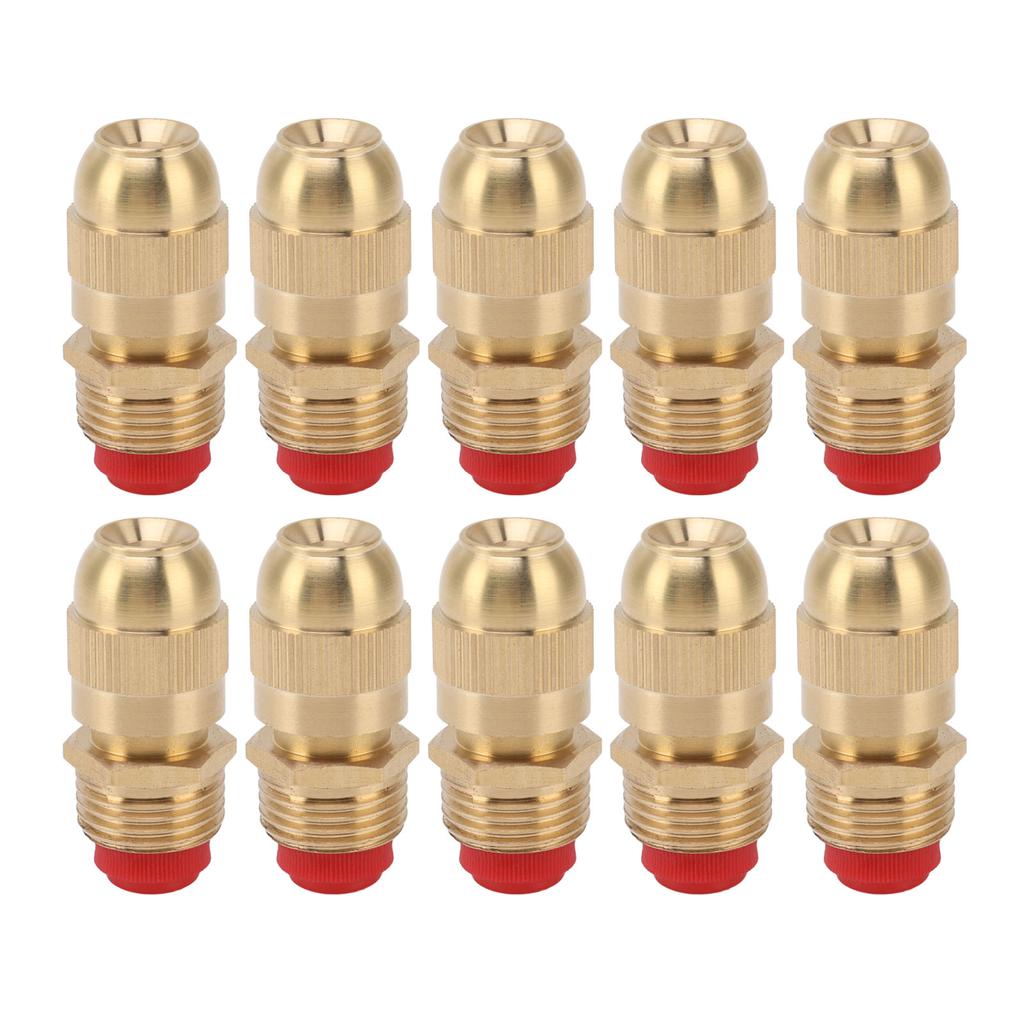 10Pcs G1/2 Male Thread Sprinkler Nozzle Garden Irrigation Water Spray Head Adjustable Watering