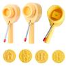 Hand Pressed Ice Skin Mooncakes Mold Chocolate Moulds Flexible ABS Plastics Pastries Dessert Mold for Baking Enthusiasts