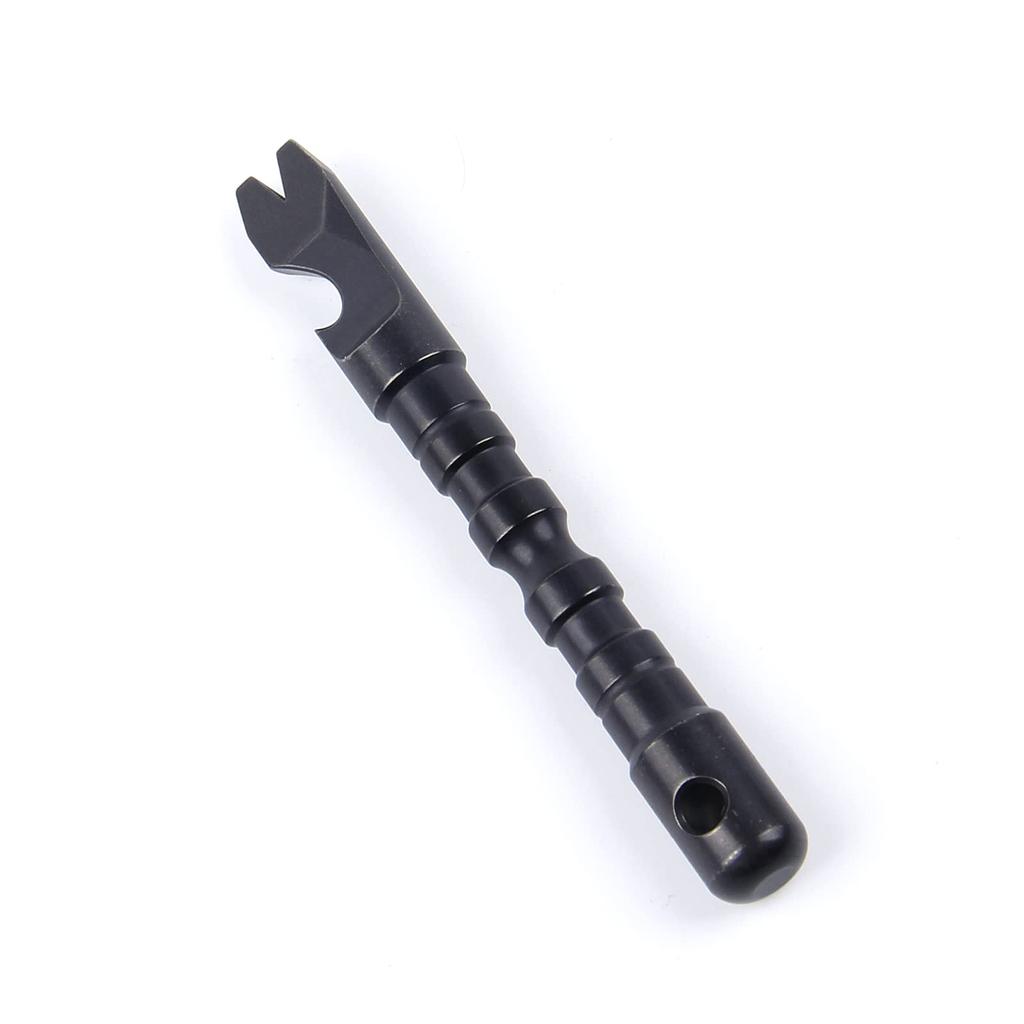 Многофункциональный инструмент Hamans Titanium Alloy EDC Pry Bar с функцией открывалки для бутылок и отвертки (черный)