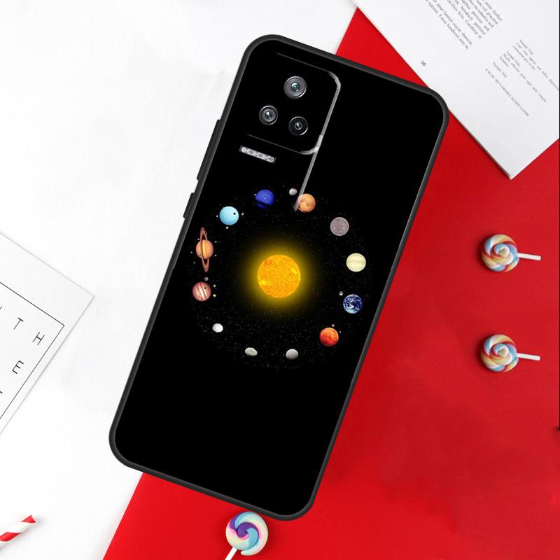 Чехол с изображением планет Солнечной системы для Xiaomi 15 Ultra 13 14 11T 12T 13T 14T Pro POCO X7 Pro X3 X5 X6 M6 F5 F6 Pro