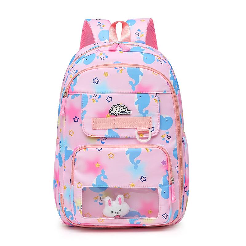 Student Schoolbag Women's Cartoon Backpack Large Capacity Children's Schoolbag