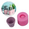 DIY Silicone Mold for Gypsum Cement Cactus Planter Bonsai Succulent Flower Pot Mould Clay Resin Plaster Craft Silicone Mould