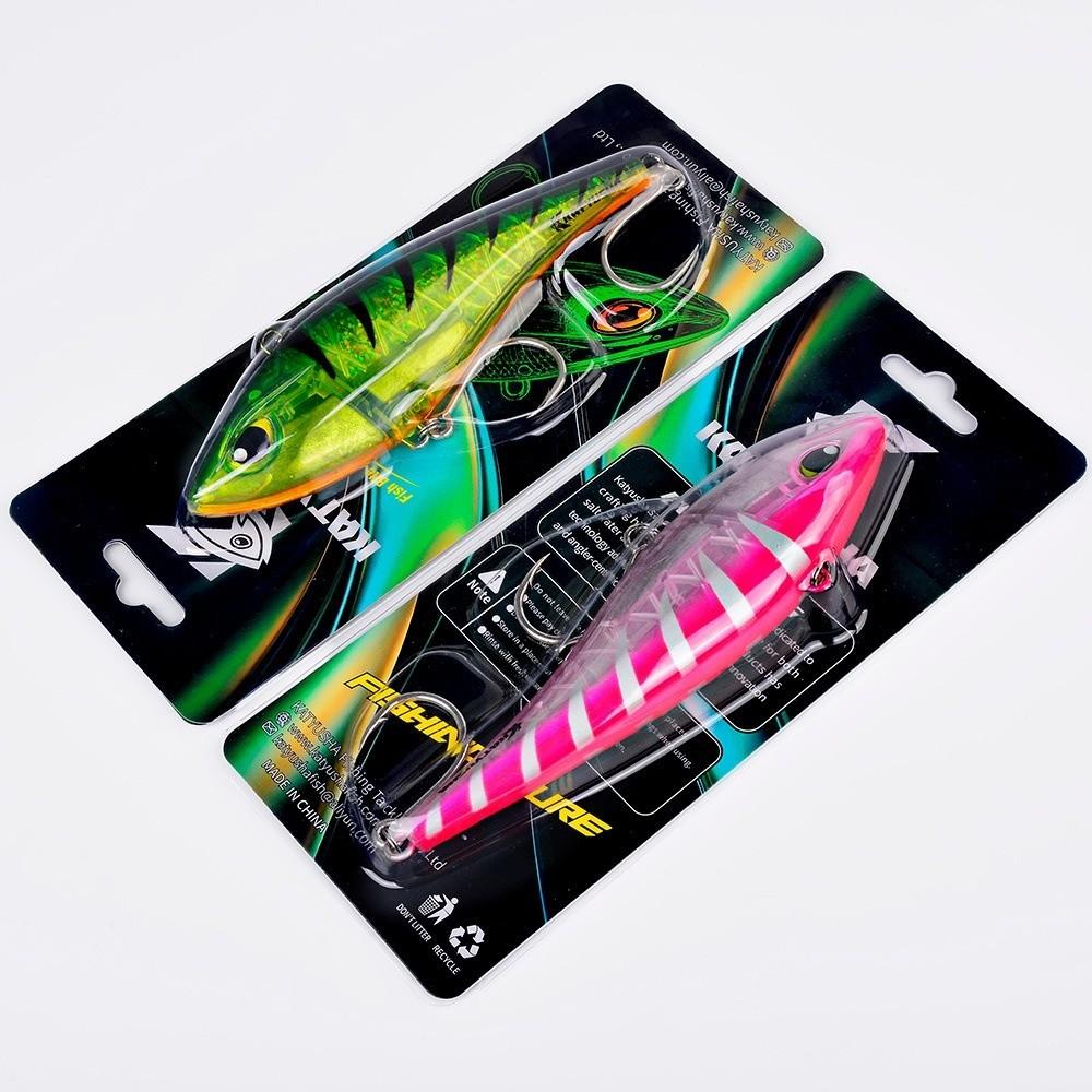 39G 125G VIB Lure Sinking Type Fake Bait Hard Pencil Lure Sea Fishing