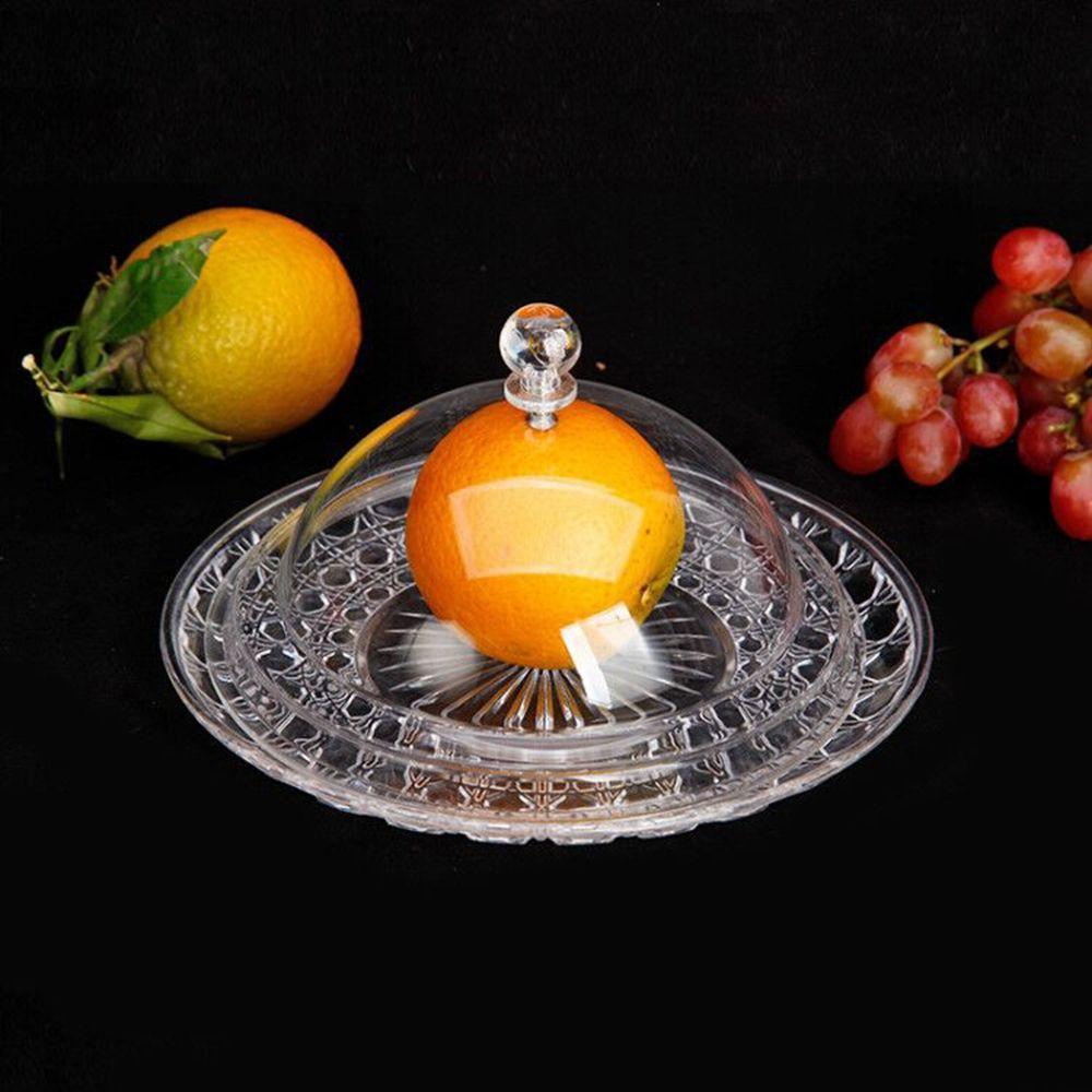 Прозрачный Выставка Послеполуденного чая Поднос для дегустации еды Подставка для подноса Подставка для десертов Фруктовая тарелка