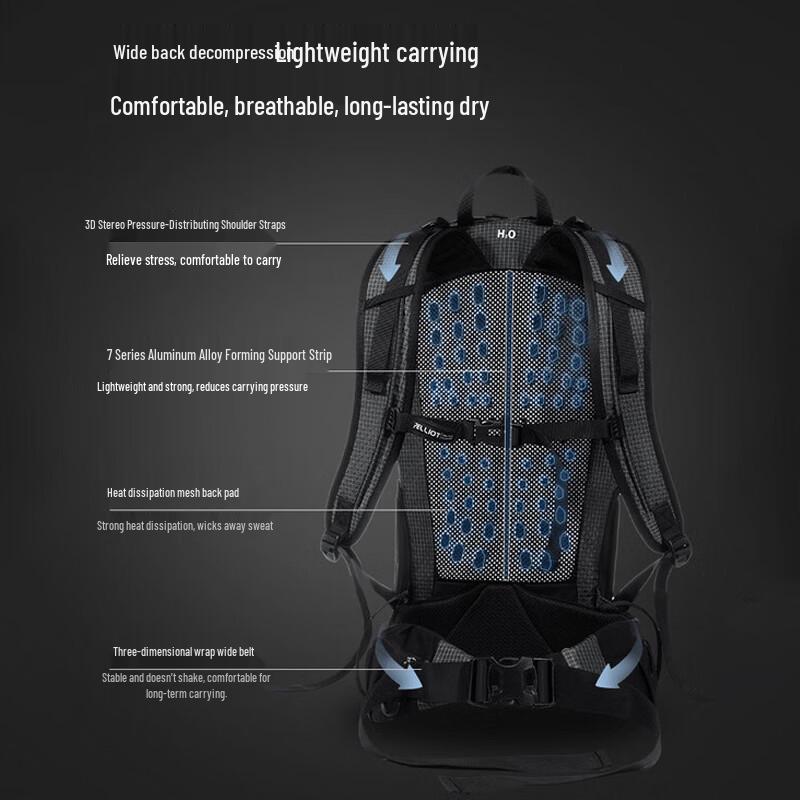 Pelliot Men's Cloud River 30L Hiking Backpack