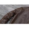 Chinese Size Genuine Cowhide Leather Men Leather Jacket Flight A2 Jackets Hand Edged Aviator Bomber Coat Men Leather Jacket Autumn