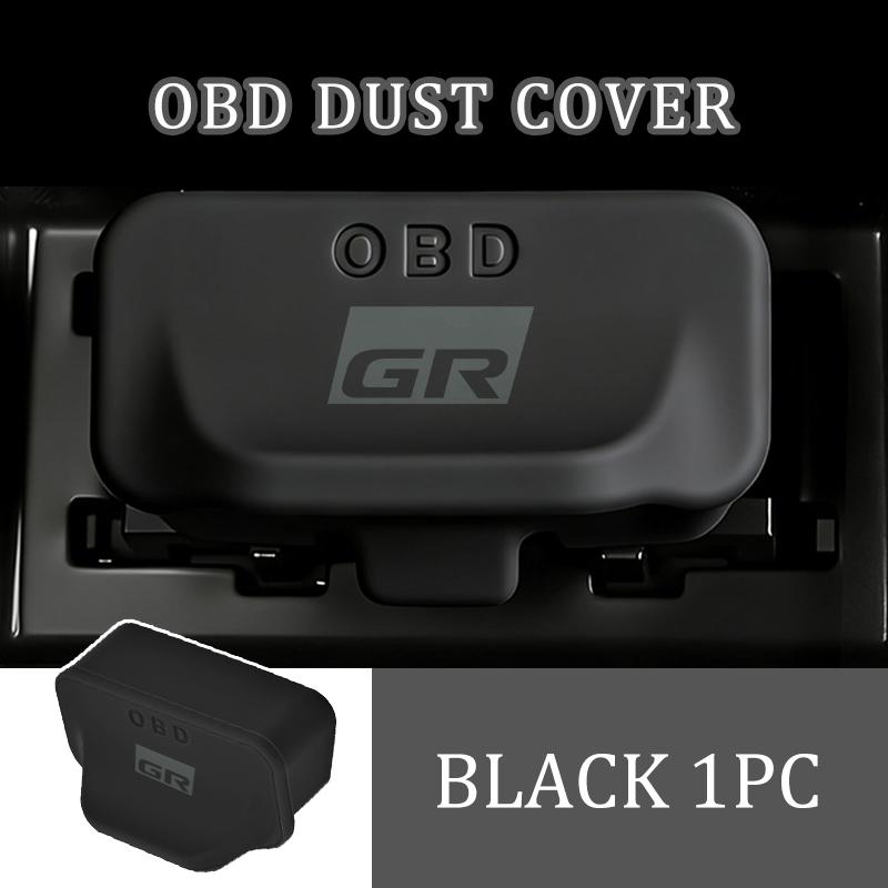 For S4 Car Silicone OBD Dust Cover Waterproof Protective Cover Crown Corolla YARIS L Auris C-HR Hilux Vios Rav4 Prius JH4