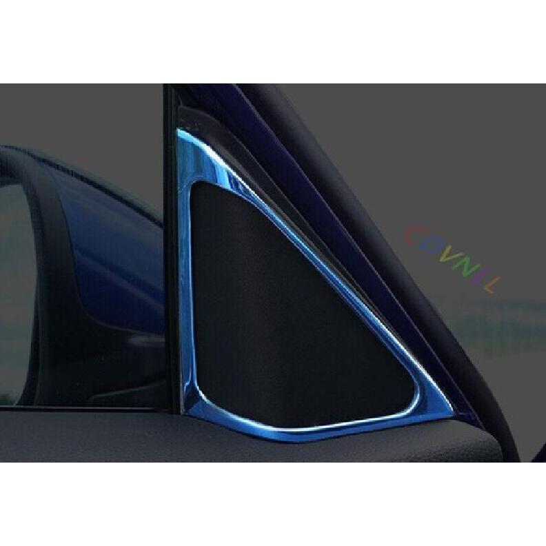 A Post Front Triangle Cover Trim Blue Titanium Fit For Honda Accord 2018-2020