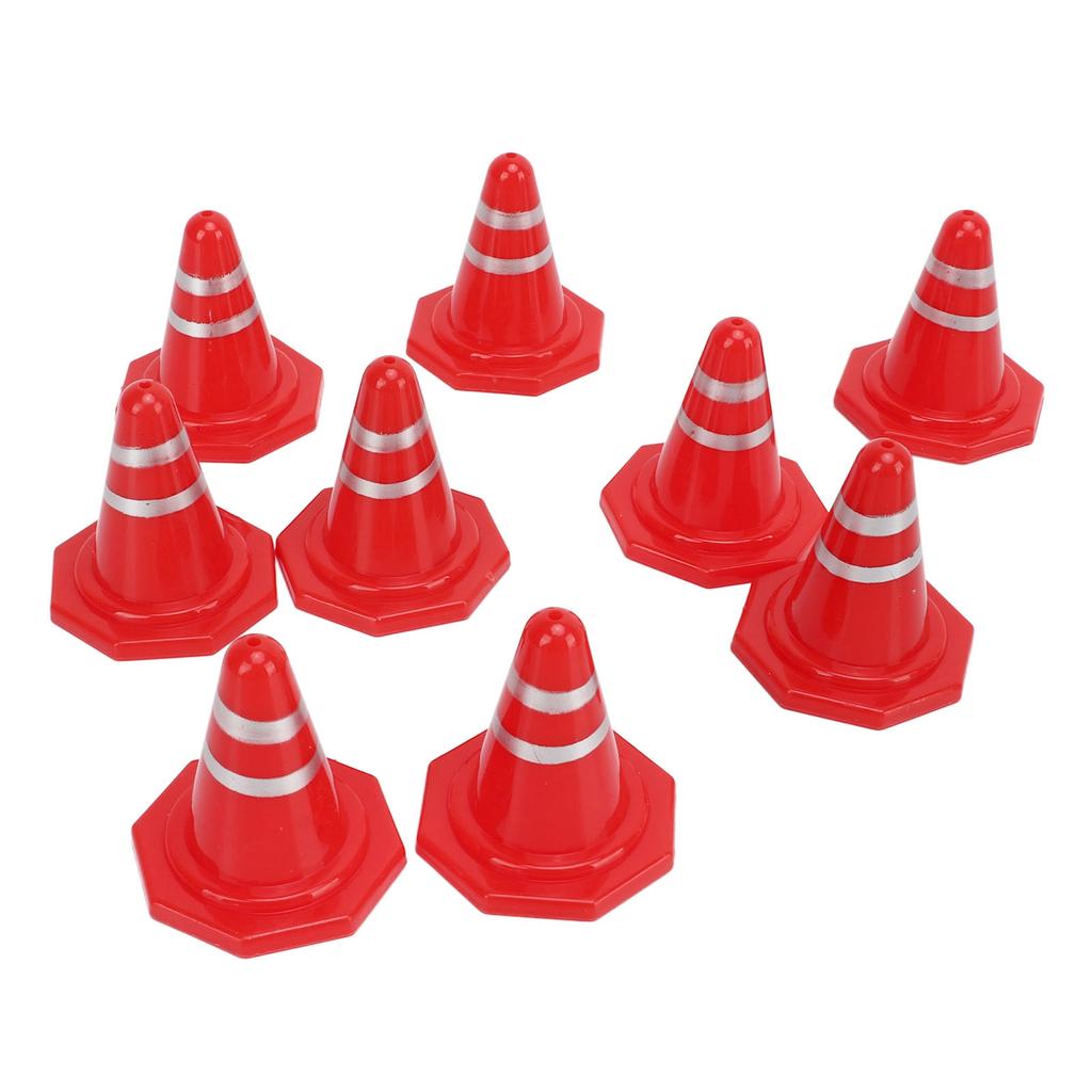 50Pcs Mini Traffic Cone Toys Miniature Traffic Cones for Kids Children RC Remote Control Car Football Training