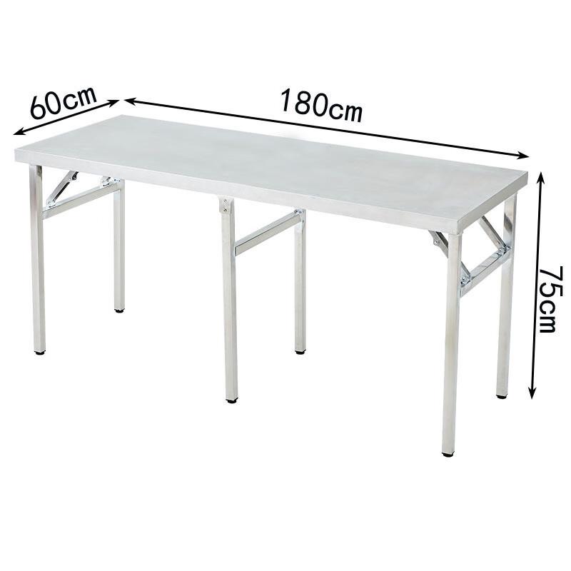 Heavy-Duty Stainless Steel Folding Table