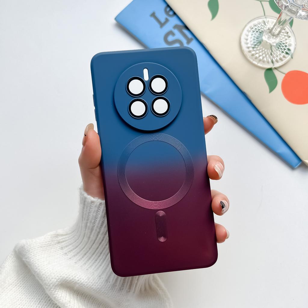 Применимо к Huawei mate11pro магнитный чехол для мобильного телефона градиентный жидкий 11/11 со своей собственной защитной пленкой для объектива всесторонний защитный чехол