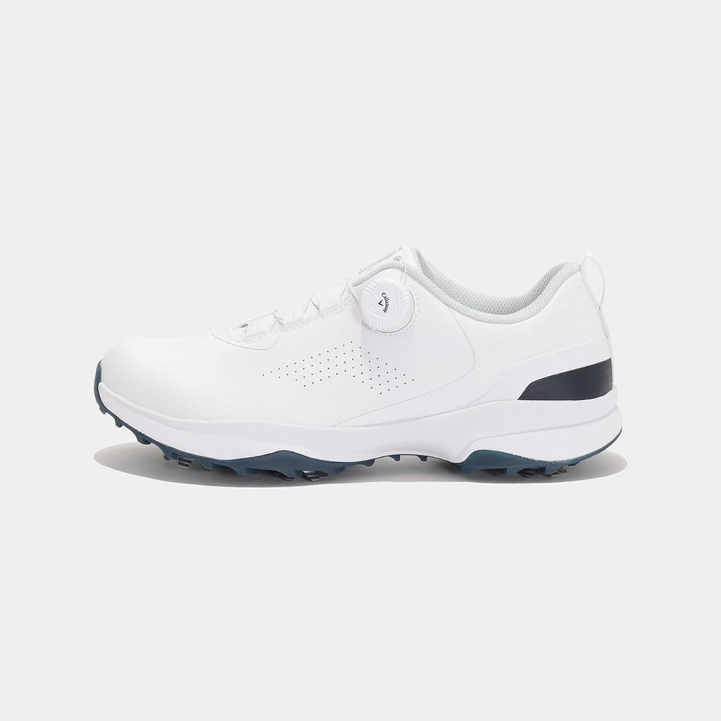 Стандартные гольф-туфли AEROSPORTS C24996110 x Темно-синие см [Обувь Callaway] Мужские (Игольчатый/Циферблатный тип) / / 1030_Белый 27.0