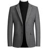 Autumn Casual Blazer Men's Fashion Woolen Suits Men's Jackets Plus Size