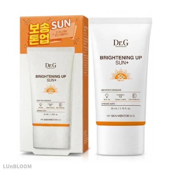 Dr.G Осветляющий солнцезащитный крем Sun+ SPF50+ PA++++ 35мл / 50мл (+Бесплатный подарок)