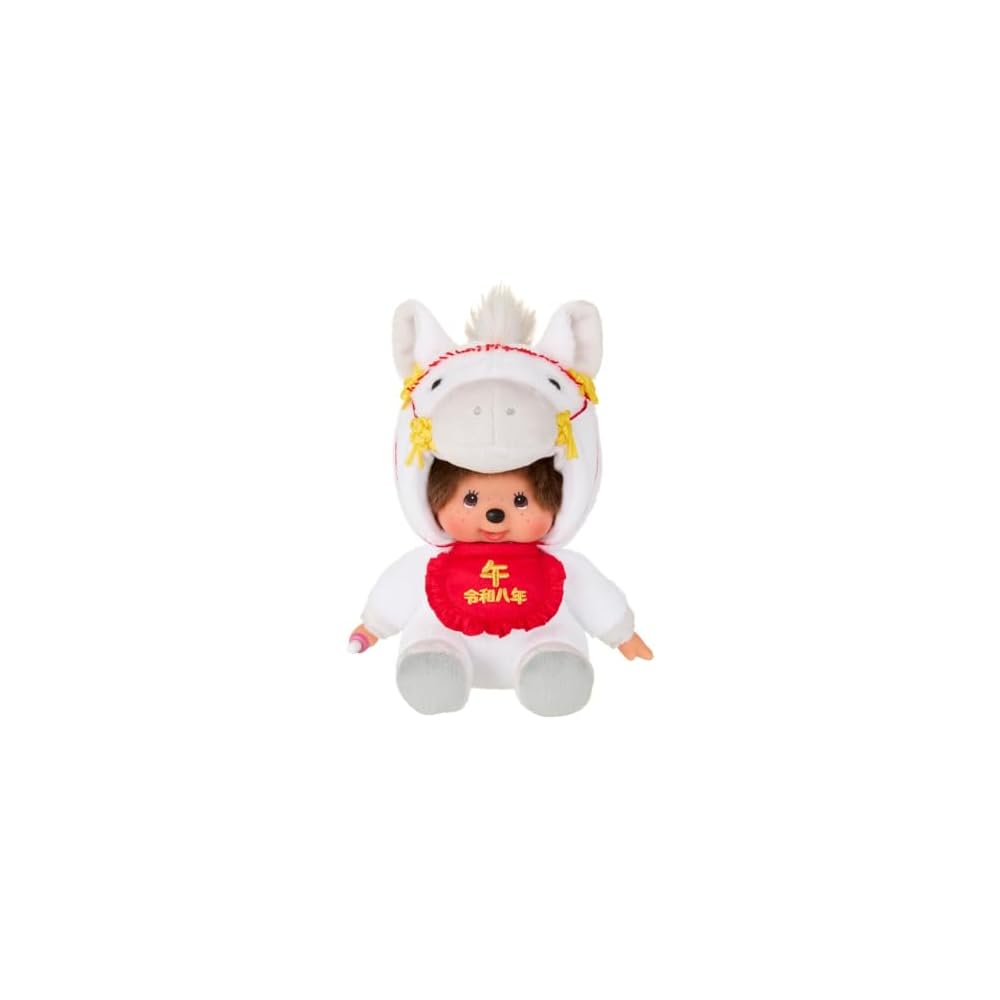 Sekiguchi Monchhichi Плюшевая игрушка Знак Зодиака Лошадь S 19.5x11.5x1.2 см