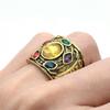 Marvel Мстители Бесконечная война Танос Gauntlet Power Ring Ювелирное украшение Косплей