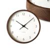 KATOMOKU Muku Clock 7 Walnut Настенные часы Sweep Radio km-93WARCS 306 мм (Часы СКП)