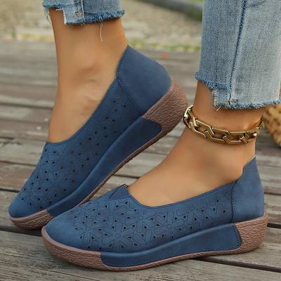 Женские кроссовки 2024 годаНовые летние сетчатые дышащие кроссовкиЖенские открытые винтажные туфли для женщин Slip on CasualЖенские кроссовки