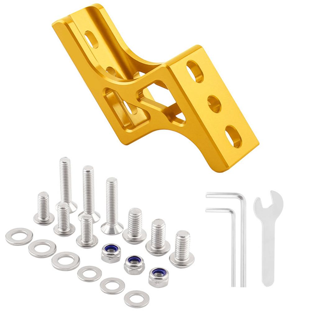 Велосипедные передние багажники для сумок Удлинители для блоков Алюминиевые сплавы Велосипедный фонарь Pig Nose Поднятое крепление Адаптер для держателя велосипедной сумки