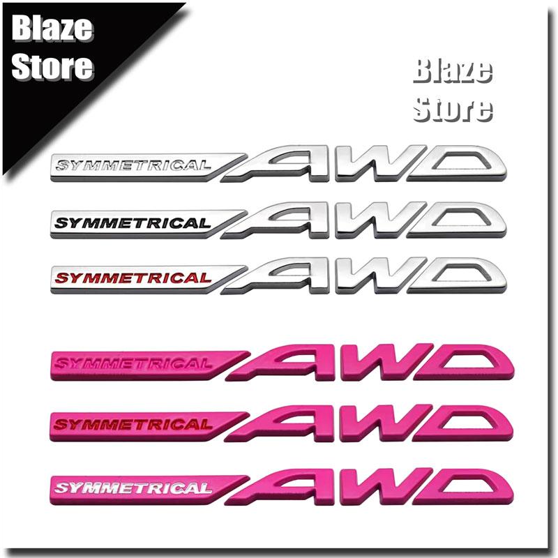 3D Металлическая Симметричная Эмблема AWD На Крышку Багажника Автомобиля Автомобильная Наклейка Для BRZ XV Outback Forester Asahi Panther WRX Impreza