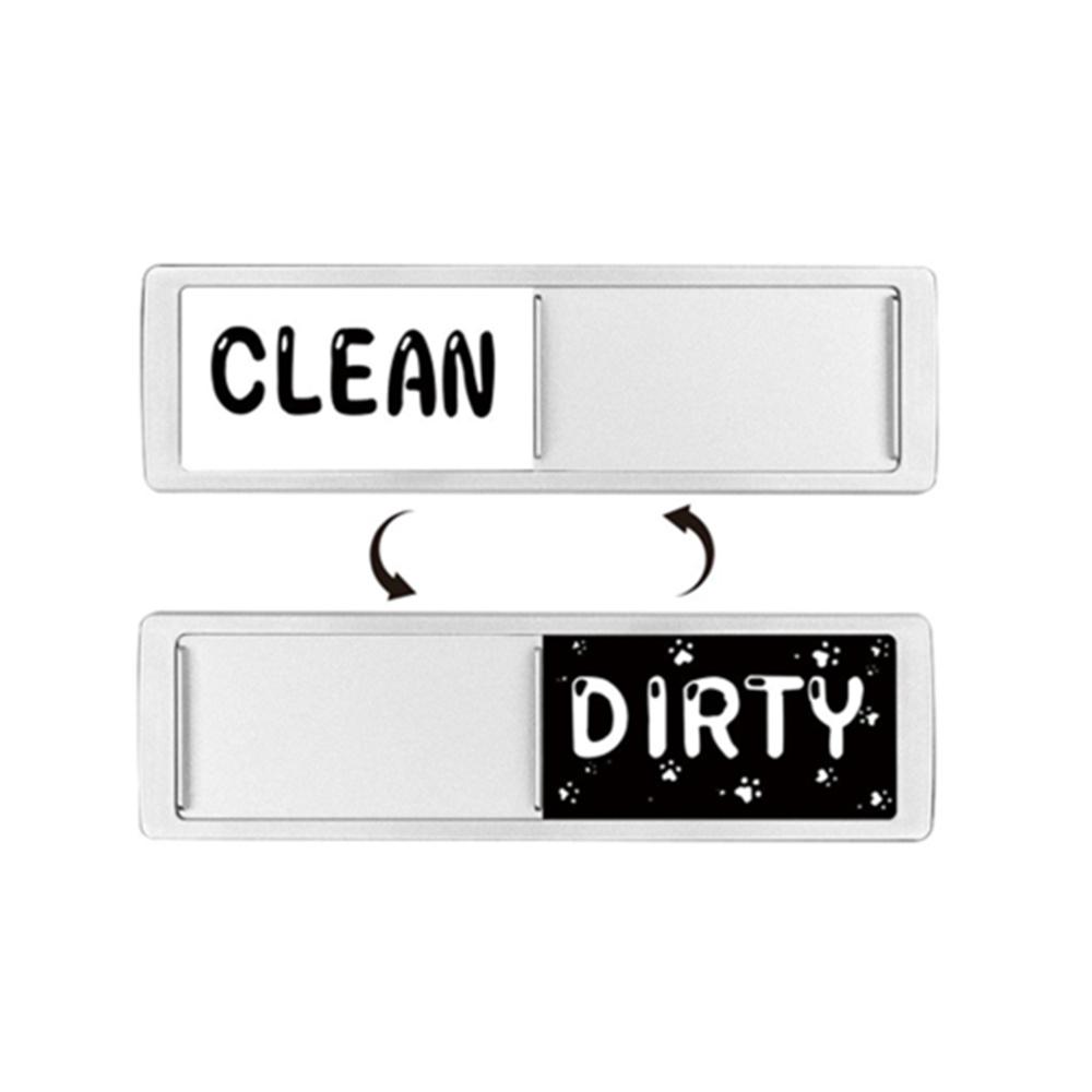 Магнит для посудомоечной машины Знак Чисто Грязно Шторка Защита от царапин Нажимные опции Самоклеящийся для кухни Организованность и уборка Индика