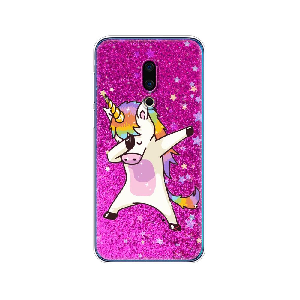 For Meizu 16th Cases 6.0'' Silicone Case For Meizu 16th Plus Etui Cover 6.5''Soft TPU Phone Back Cover Bumper Coque Etui Cartoon