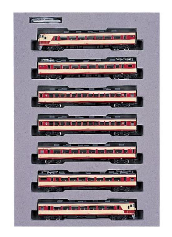 KATO N Gauge 157 Series Amagi Базовый набор Железнодорожная модель поезда 7-вагонный 10-393