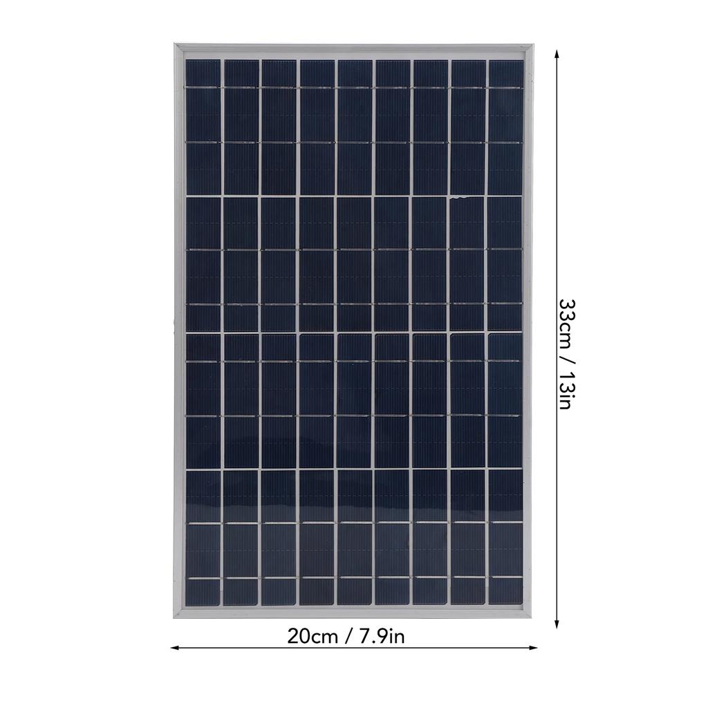 Solar Panel 10W 12V Polycrystalline IP65 Waterproof Portable 30A Solar Charge Controller Combo for Outdoor