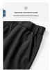 Men's Black Casual Straight Overalls: Windproof Outdoor & Hiking Pants for Spring and Autumn Sports