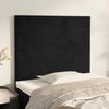 VidaXL Headboard Bedroom Furniture Bed Accessories Single Bed Heads Interior Bed Frame Heads Black 80x5x118/128 3116504