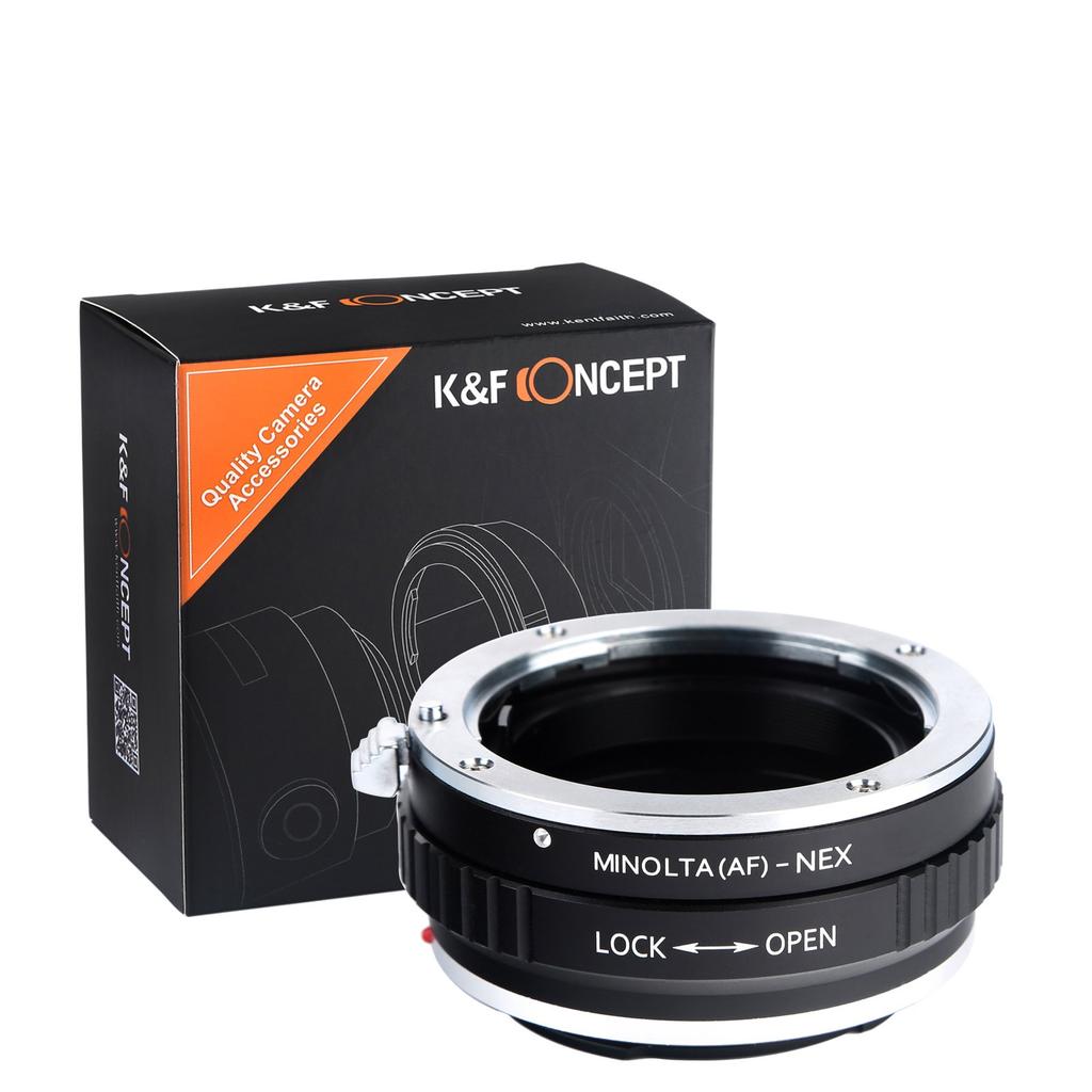 Concept Lens Mount Adapter A Mount Lens To Sony E Mount with Aperture Ring K&F KF-AAE (Sony (Minolta) Conversion)