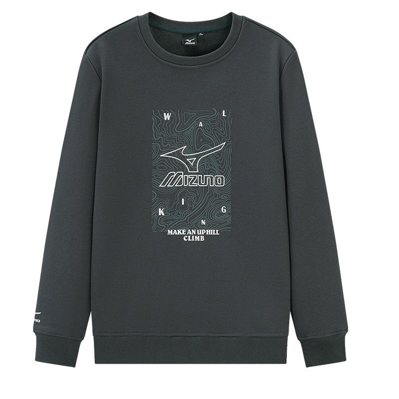 Men's Mizuno Sweatshirts Unisex Crew Neck Moderate Regular