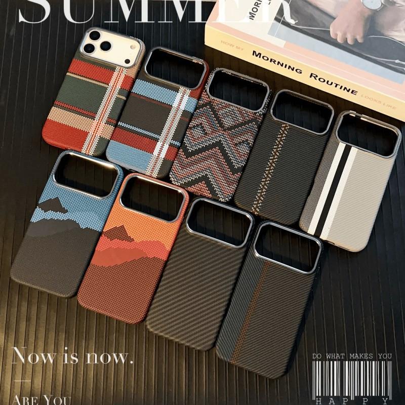 Чехол для iPhone 17 PROMAX Mountain River Kevlar с магнитом, подходит для Apple 16PM, Премиальный защитный чехол