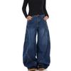 American Retro Wide-Leg Scimitar Jeans
