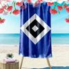 Пляжное полотенце с принтом Hamburger SV, большое, мягкое, быстросохнущее, для пляжа, кемпинга, плавания