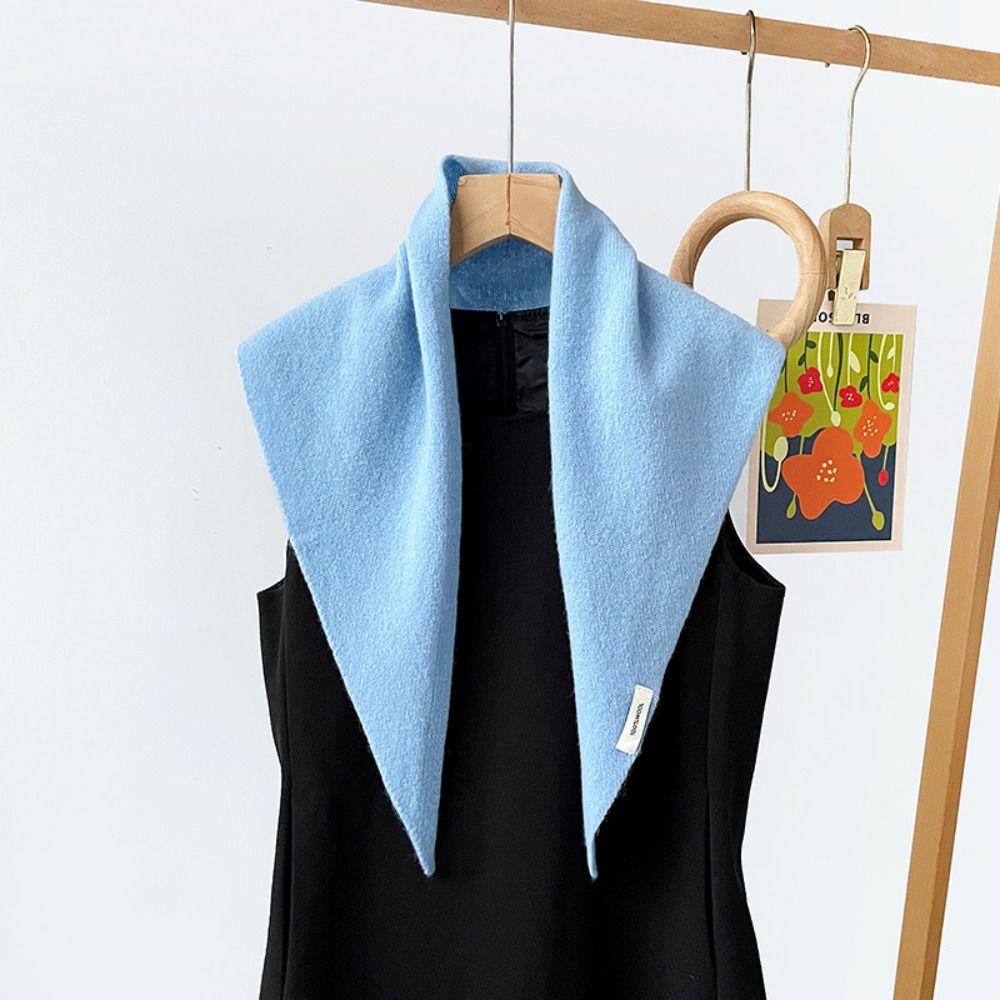 Bohemian Wool Headscarf Solid Color Knitted Scarf All-match Wraps Waist Scarf