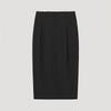 [SHe S miSS] One Tuck Back Slit H Line Long Skirt SwwSkp22050