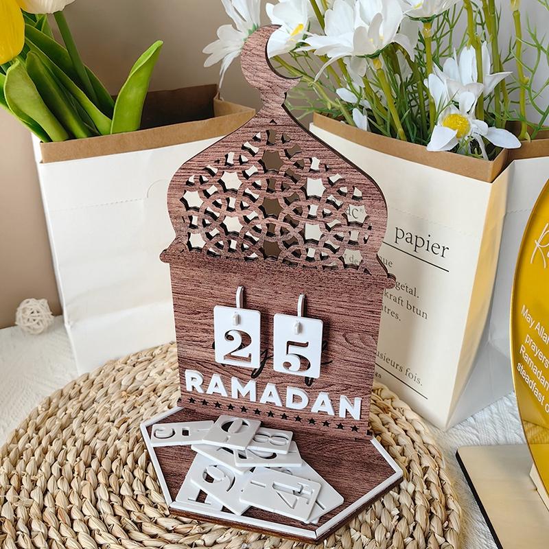 Diy Ramadan Decoration  Eid Mubarak Advent Calendar Home Decoration Ramadan Novelty  Calendar Islamic Muslim Home Deocor