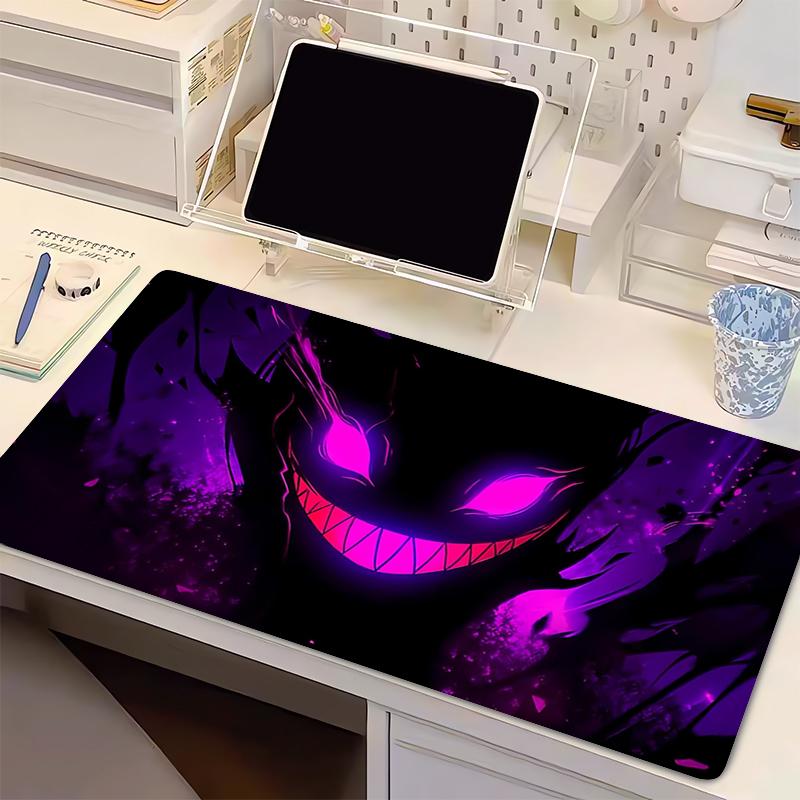 Gaming Mouse Pad P-Pokemon Gengar PC Computer Gamer Desk Mouse Mat For CS GO Lock edge thickened Office Laptop Rubber Mousepad