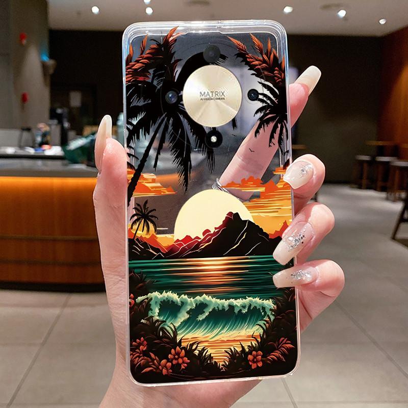 Чехол для Honor X9b X9a Magic 6 5 Lite 5G Роскошный Дракон Милый Крутой Мальчики Девочки Прозрачный Мягкий силикон Задняя крышка Чехол для телефона