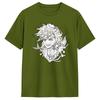 Vintage Anime Douma Upper TShirt for Unisex Round Collar 100 Cotton T Shirt Short Sleeve Tees Plus Size Clothes