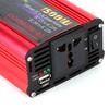 Автомобильный инвертор мощности 1500 Вт, USB-зарядное устройство, преобразователь, адаптер, модифицированная синусоида, DC 12 В/24 В в AC 220 В