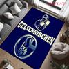 Schalke logo Poster Carpet Rug for Living Room Bedroom Home Sofa Decoration,Kids play Nonslip Floor Mat