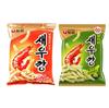 Nongshim Креветочные чипсы – Оригинальные 90 г / Васаби 70 г – Корейская закуска