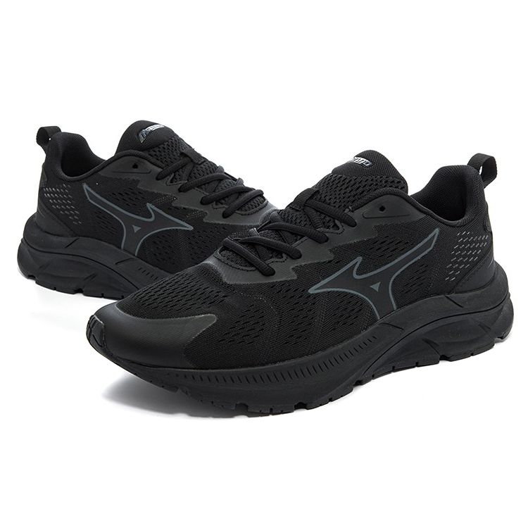 Mizuno PI Lite Унисекс Низкие Повседневные Кроссовки Черные D1GH212301