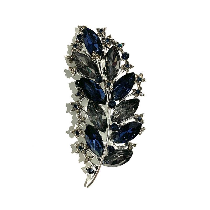 Senior Brooches Flower Leaf Brooch Pins for Women Suit Pendant Fashion Brooches Jewelry