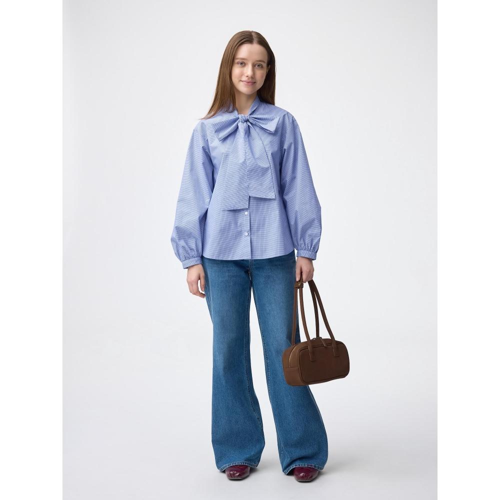 Uniqlo Блузка с галстуком-бабочкой Gu